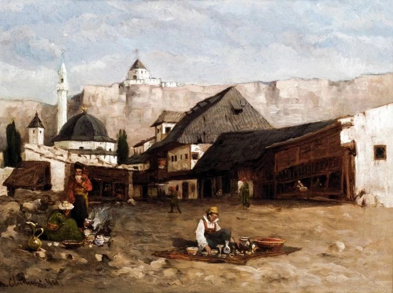 Scena di mercato